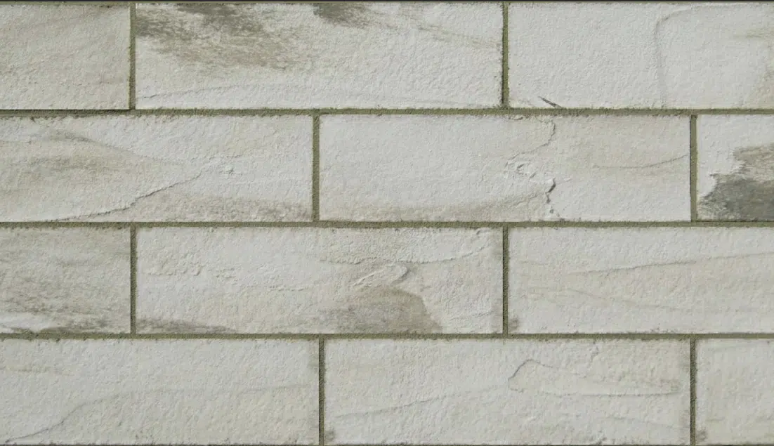 Ivory brick finish